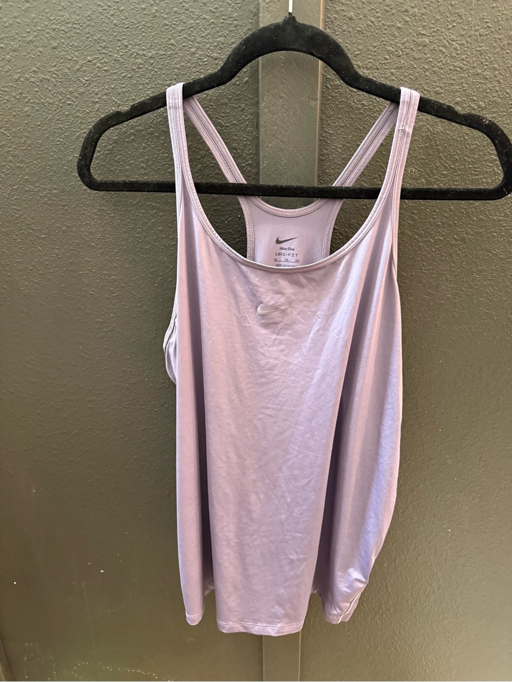 Nike Lavender Double-Strap Racerback Tank Top